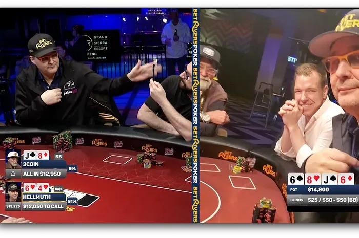 Phil Hellmuth suy nghĩ hơn 8 phút với bài mạnh, nổi nóng với Matusow