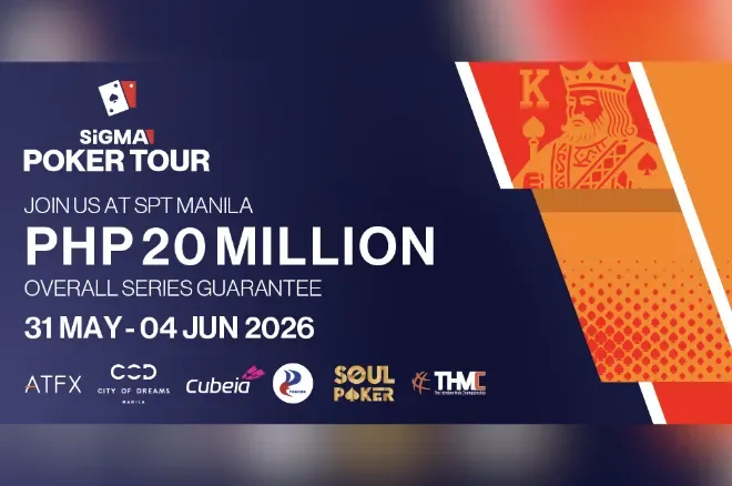 Hơn 300.000 USD được đảm bảo tại SiGMA Poker Tour Manila từ ngày 31 tháng 5