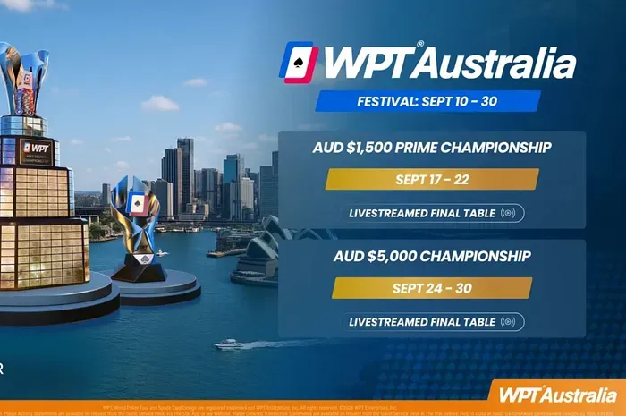 Giành danh hiệu World Poker Tour tại Úc với WPT Australia Festival