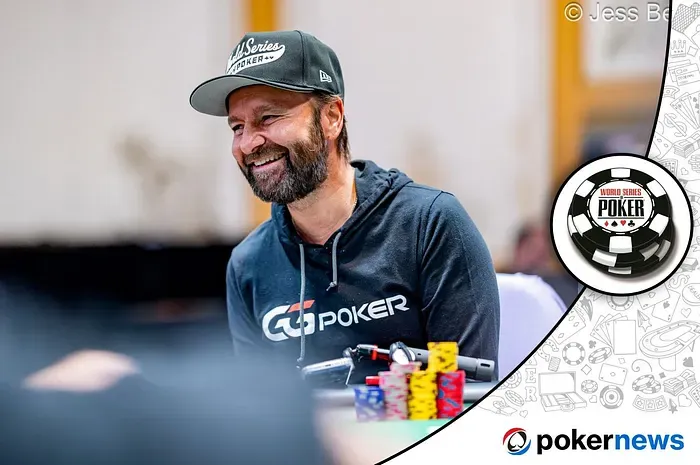 WSOP 2026 Ngày 8: Daniel Negreanu lọt top 3 chip tại giải $10K NL 2-7 Championship