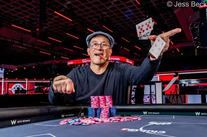 Philip Ardire giành chiếc vòng tay WSOP đầu tiên với xì gà chiến thắng