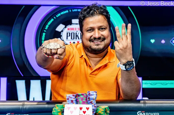 “Như một giấc mơ”: Santhosh Suvarna giành chiếc vòng tay WSOP thứ ba tại sự kiện $50,000 High Roller