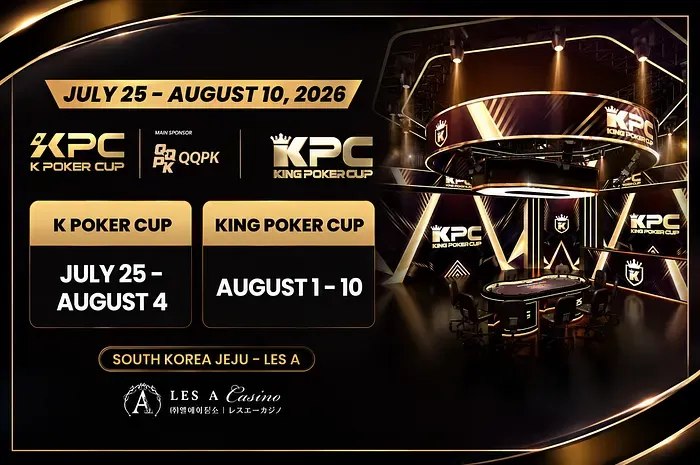 Chỉ còn một tháng! King Poker Cup tiết lộ chi tiết mới trước thềm Jeju Summer Festival
