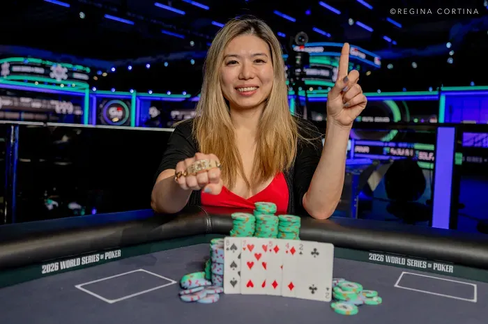 Michelle Chin làm nên lịch sử với chiếc vòng tay WSOP đầu tiên