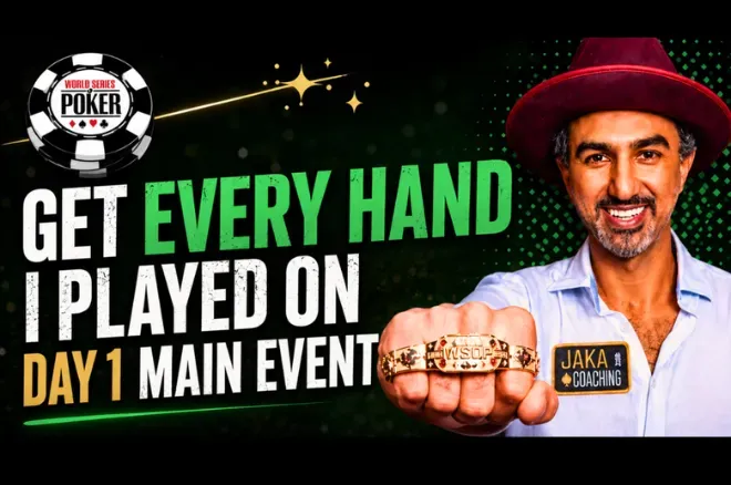 Faraz Jaka chia sẻ mọi ván bài anh chơi tại WSOP Main Event 2026