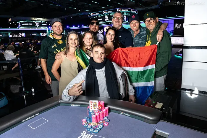 Adriaan Jacobs trở thành người Nam Phi thứ tư giành vòng tay WSOP