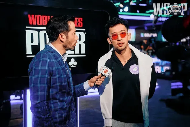Han Feng đổ lỗi cho 'lời nguyền phát thanh viên' sau cú bad beat nghiệt ngã tại WSOP Main Event