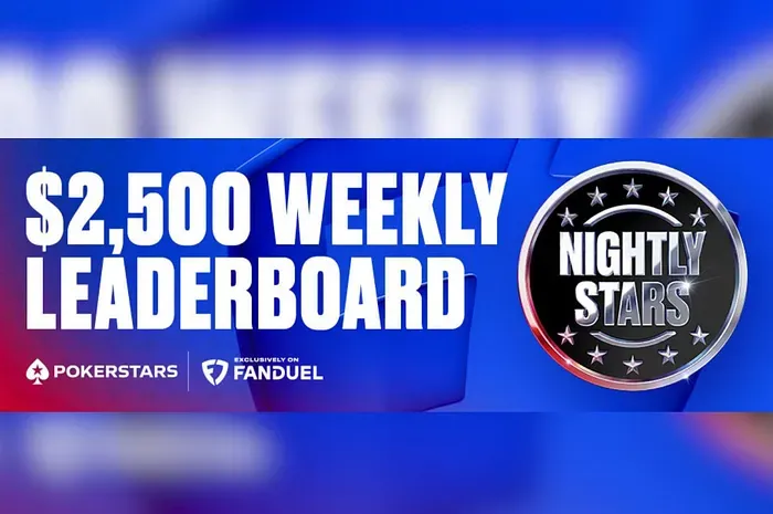 Người chơi PokerStars on FanDuel có thể tranh giải thưởng Bảng xếp hạng Nightly Stars