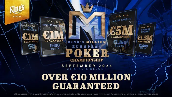 King's Million European Poker Championship là tâm điểm