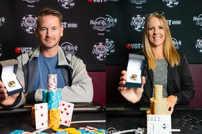 Cặp vợ chồng giành 4 chiếc nhẫn WSOP Circuit trong cùng một series