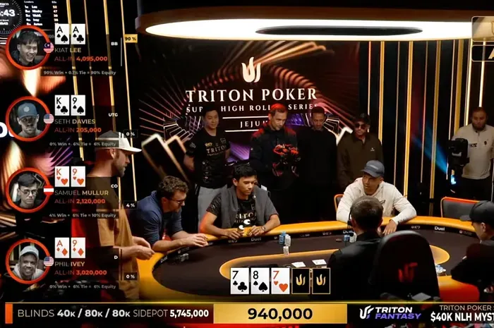 Phil Ivey đụng phải đôi Aces trong ván all-in bốn người tại High Roller