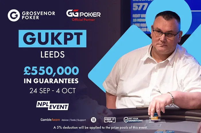 Ít nhất 550.000 bảng sẽ được trao tại GUKPT Leeds 2026