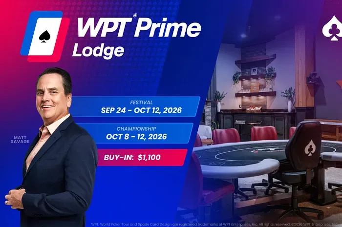 WPT Prime tại The Lodge Card Club khởi tranh ngày 8/10, đảm bảo giải thưởng 1 triệu USD