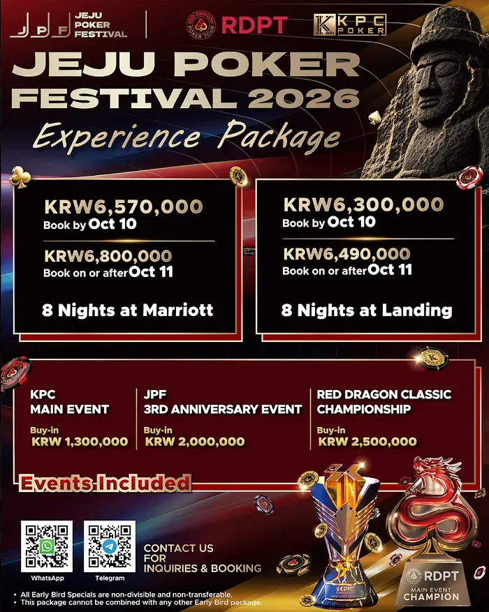 Tổng quan về Jeju Poker Festival 2026