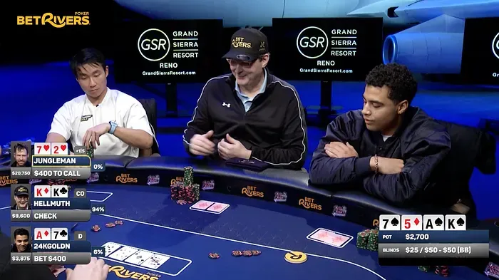 Quad Aces và Royal Flush