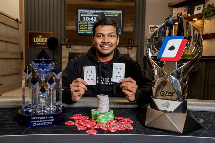 Shrikant Pillamarapu vô địch WPT Prime Lodge Championship tại Texas