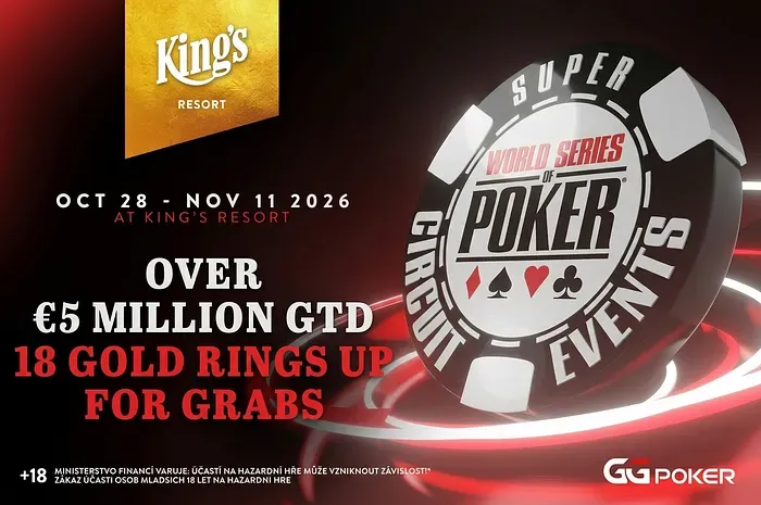 WSOP Super Circuit trở lại Rozvadov từ 28/10 đến 11/11